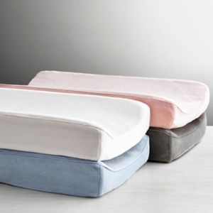 Restoration Hardware Gray Plush Change Pad Cover
